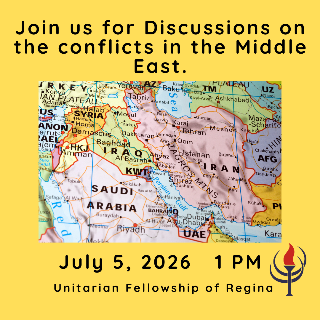 Liberating Love Discussions May 10, 2026 1pm Unitarian Fellowship of Regina